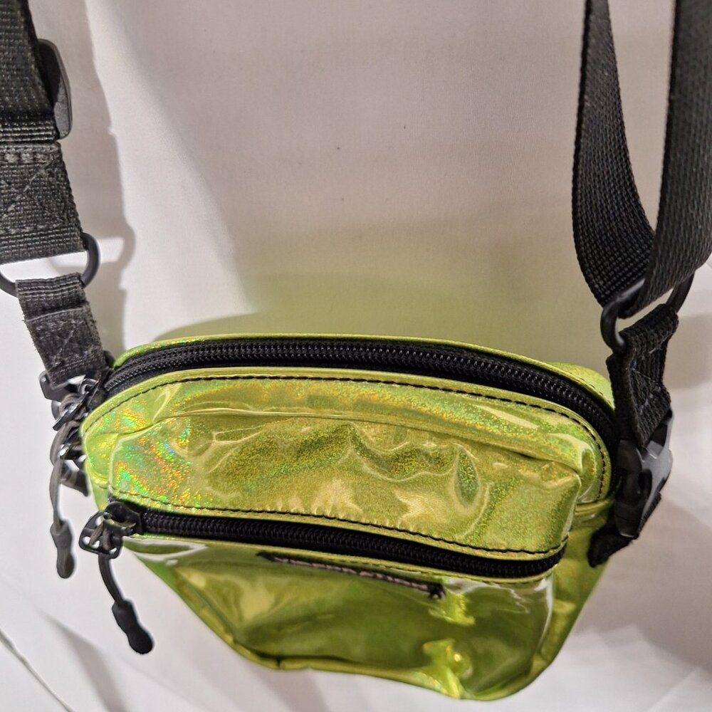 Vibedration Messenger/Crossbody Bag - yellow-green glitter - used - Picture 8 of 11